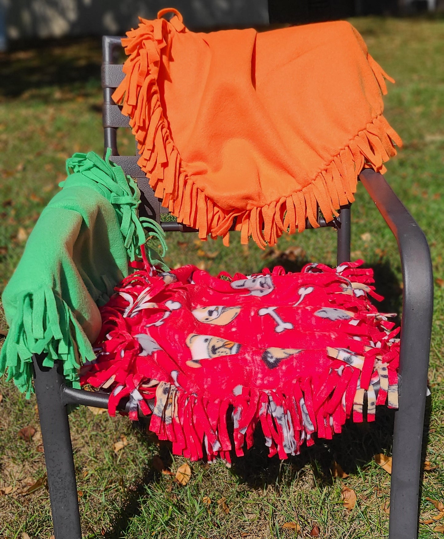 Set of 3 lovingly handmade blankets