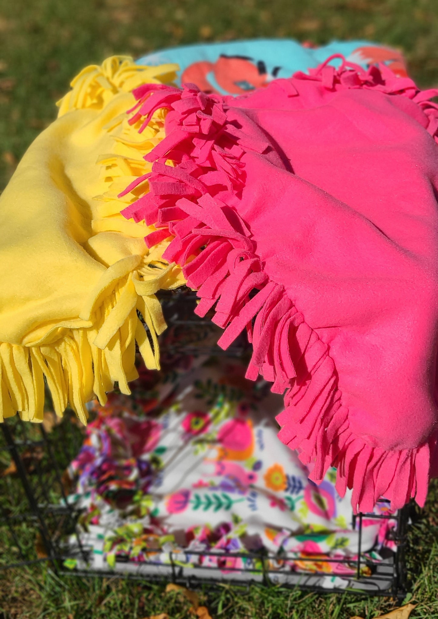 Set of 3 lovingly handmade blankets