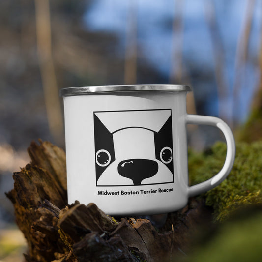 Happy Camper Enamel Mug